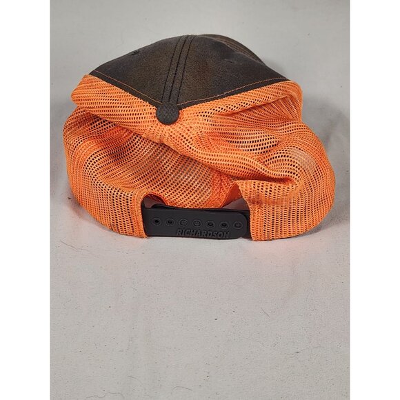Sam Houston Bearcats Baseball Trucker Adj Cap Orange & Gray - Picture 3 of 5
